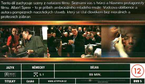 SPEER A HITLER 5.DL FILM O FILMU