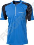 Pnsk funkn triko na zip krtk rukv PROGRESS modro edo ern L XL